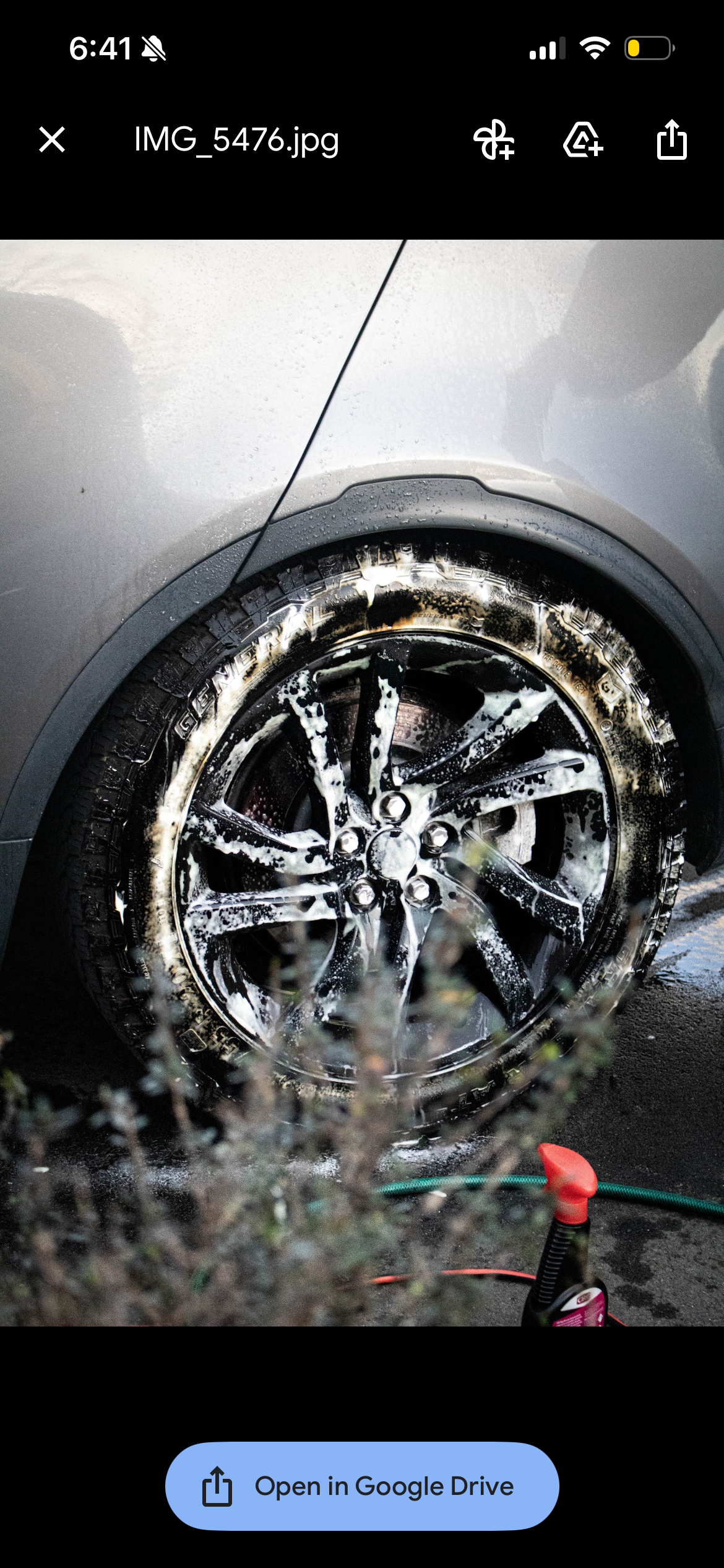 Wheel cleaning